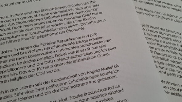 Warum ich nach 30 Jahren jetzt aus der CDU austrete