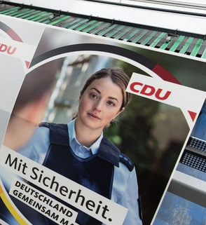 CDU faked Wahlplakate