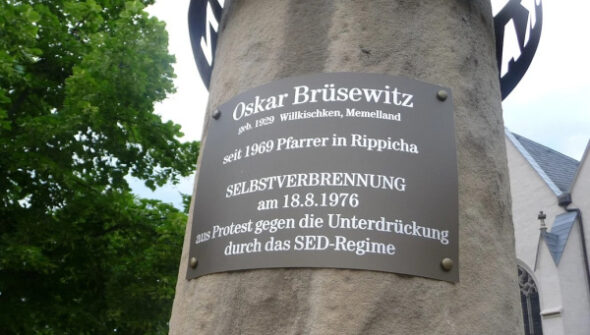 „Ein mächtiger Krieg zwischen Licht und Finsternis“: Warum gedenken unsere Spitzenpolitiker dem christlichen Märtyrer Oskar Brüsewitz nicht?